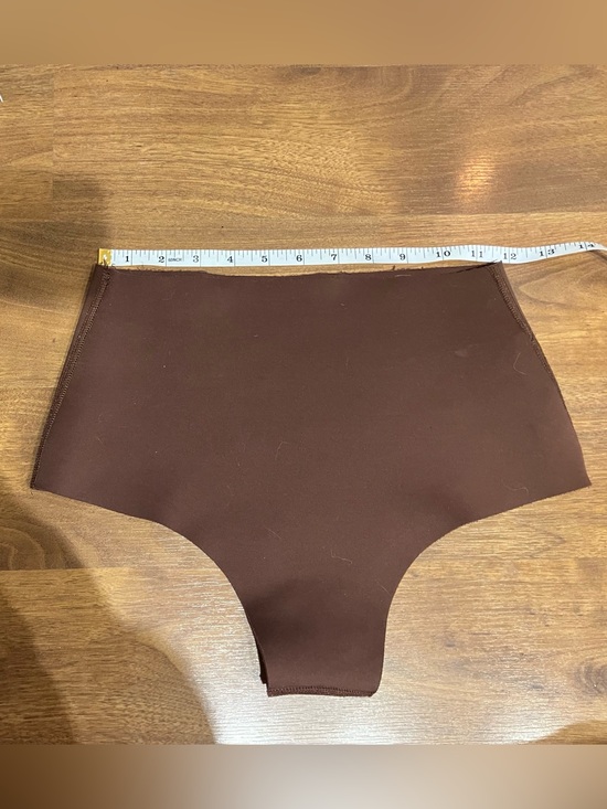 Cali Dreaming Other - High-Waisted Neoprene Bikini Bottoms in Chocolate Brown